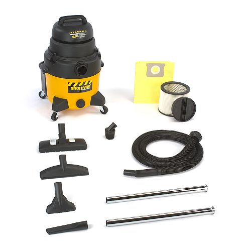 Shopvac 8 Gallon 6.5 Peak HP Industrial Wet Dry Vac - 9252810