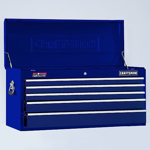 Craftsman 5 Drawer GRIPLATCH Chest- Midnight Blue Best Price