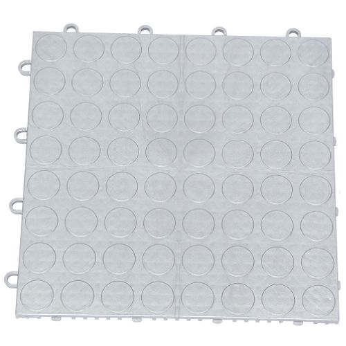 Connor Sport Court Motormat Gray Raised Coin Pattern Garage Tile- 40pk - 01045030 Best Price