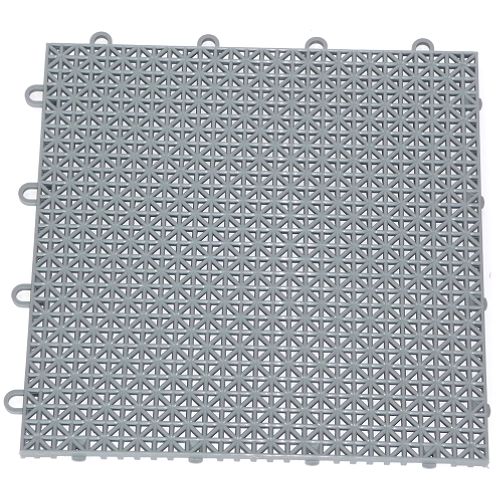 Connor Sport Court Motormat Grey Open Grid Drain Tile- 40pk - DTGRY Best Price