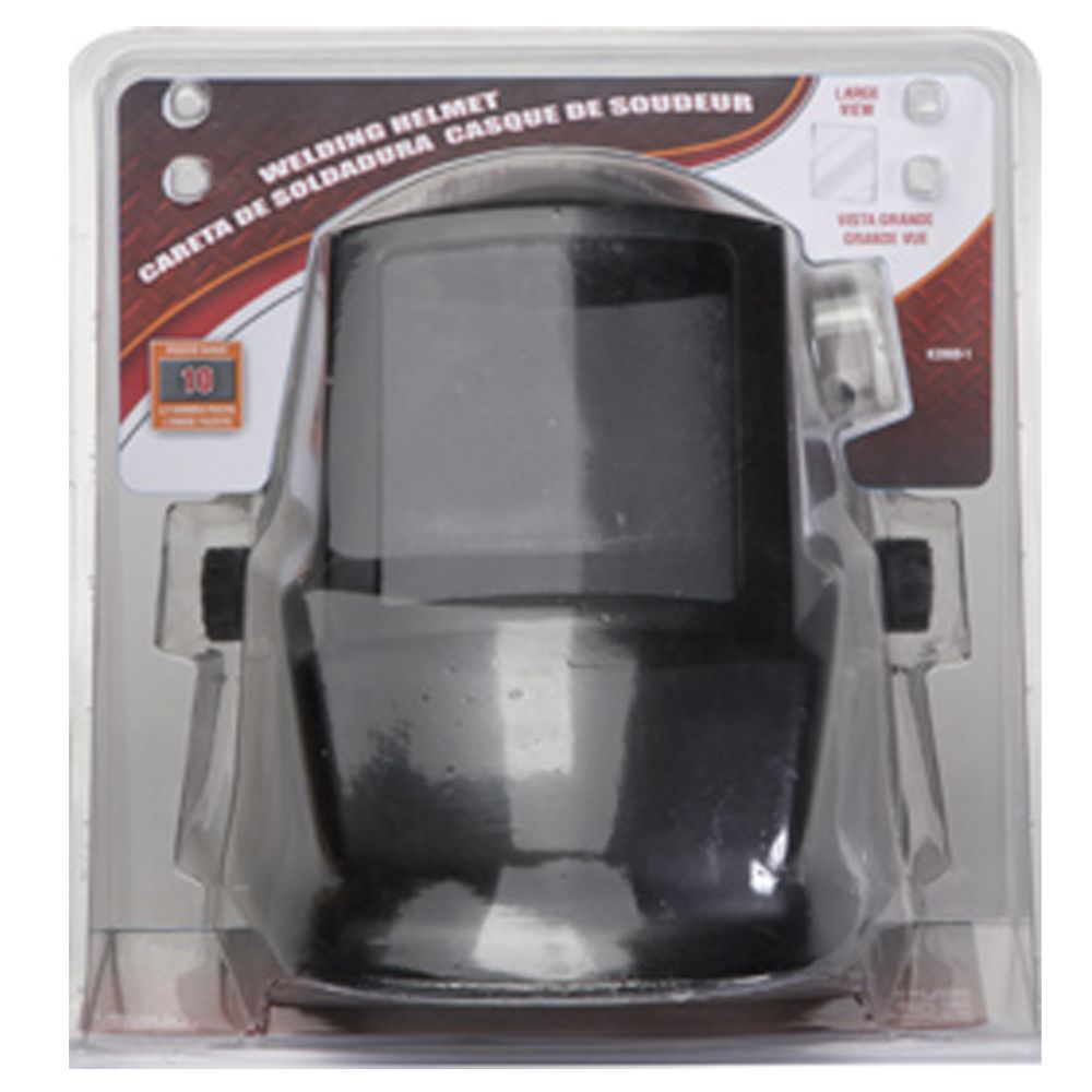 Lincoln Electric WELDING HELMET, PASSIVE SHADE 10, 4-1/2" x 5-1/4"