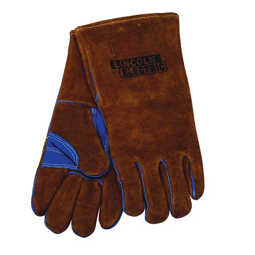 Lincoln Electric WELDING GLOVES, BROWN HIGH GRADE LEATHER - KH643 