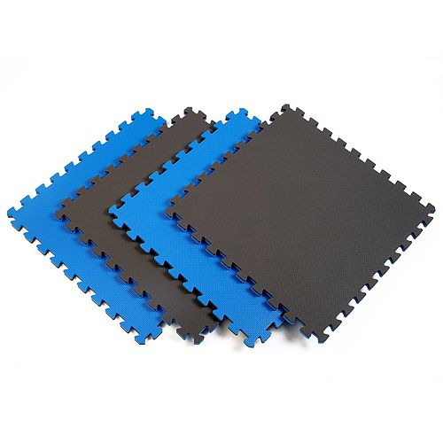 NORSK Reversible Recyclamat Sport Multi-Purpose Foam Flooring - Blue/Gray - 240175 Best Price