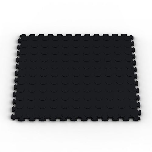 NORSK Raised Coin Multi-Purpose PVC Flooring - Black - NSMPRC6BLK Best Price