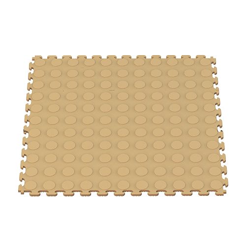 NORSK Raised Coin Multi-Purpose PVC Flooring - Beige - NSMPRC6BE Best Price