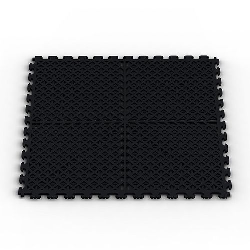 NORSK Vented Multi-Purpose PVC Flooring - Black - NSMPVN6BLK Best Price