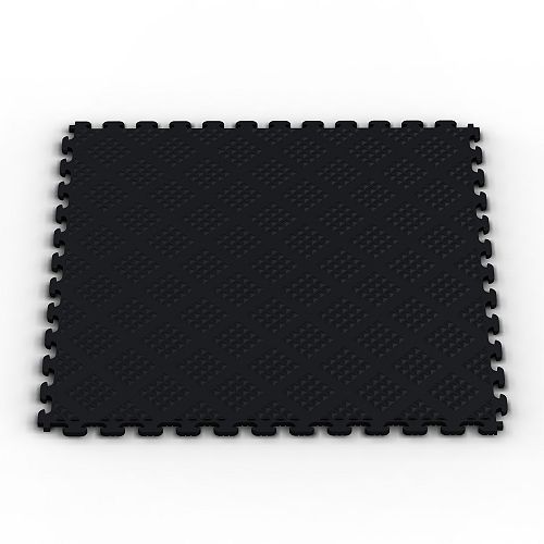NORSK Raised Diamond Multi-Purpose PVC Flooring - Black - NSMPRD6BLK Best Price