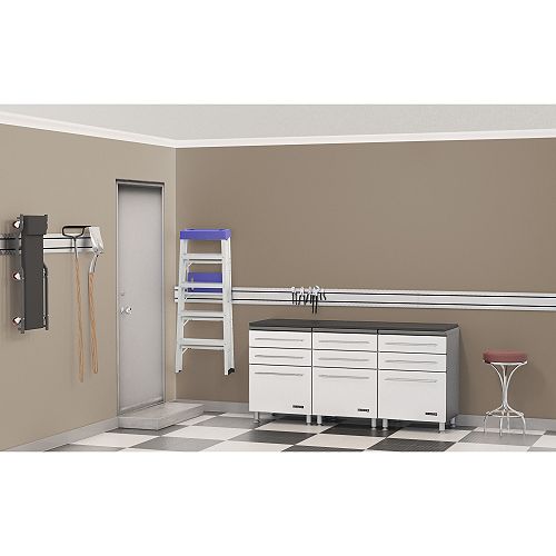 Ulti-MATE Garage 4-Piece Drawer Base Cabinet Kit with Worktop Surface - GA-043KSW Best Price
