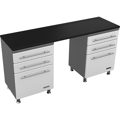 Ulti-MATE Garage 3-Piece Work Station Kit in Starfire Pearl - GA-0410KSW Best Price