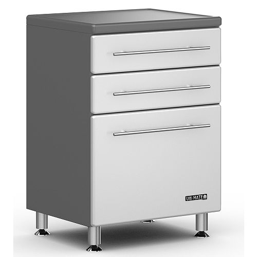 Ultimate Garage 3-Drawer Base Cabinet in Starfire Pearl - GA-04SW Best Price