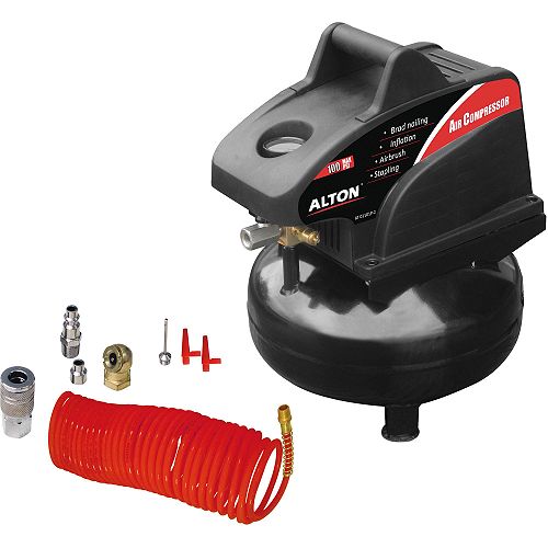 Alton Industries 2 Gallon Pancake Compressor W/Accessory Kit - AT01101P-2 Best Price