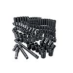 SK 91-piece 1/2-in. Drive Pro-Gun Impact Wrench and Tested Tough Corrosive Resistant Impact Socket Master Set