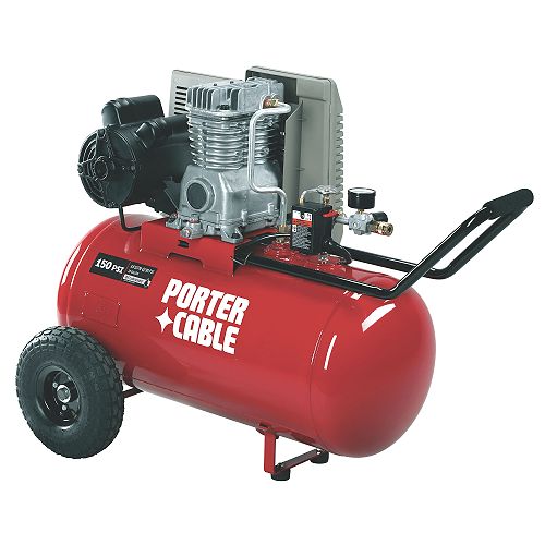 Porter Cable 150 PSI 20 GAL. OIL-LUBE HORIZONTAL PORTABLE 