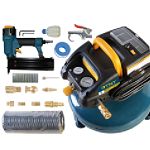 TNT 3 gal. Air Compressor with 2 in. Brad Nailer and 10 pc. Accessory Kit - 42041