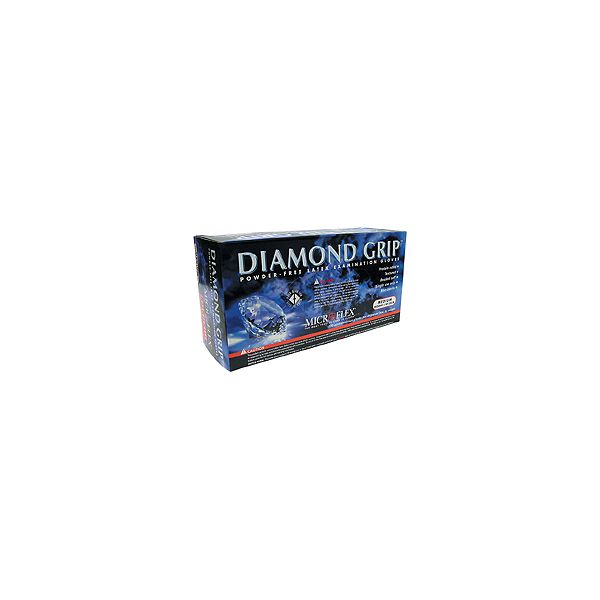 Micro Flex GLOVE DIAMOND GRIP LARGE 100 BOX - MFXMF300L
