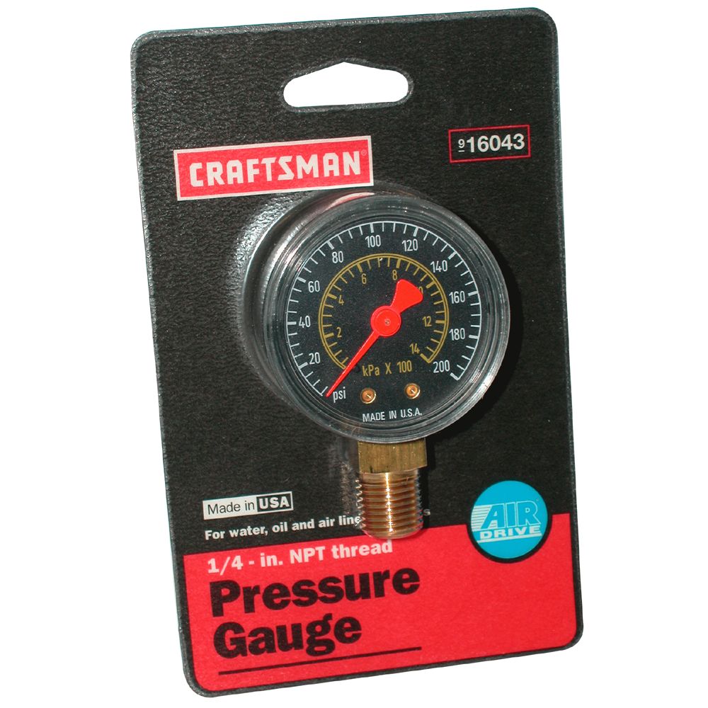Craftsman Pressure Gauge