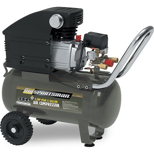 NW Sportsman 6 gallon horizontal compressor 