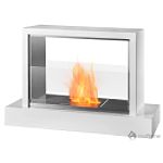 Real Flame Real Flame Insight Contemporary Fireplace in White