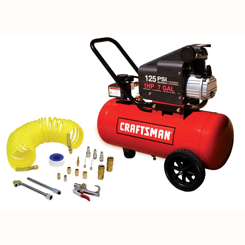 Craftsman 1 hp 7 gal. Portable Air Compressor
