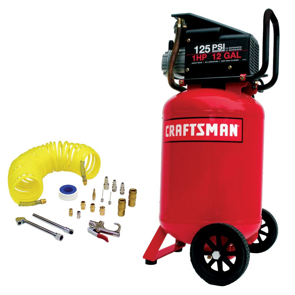  Compressor Portable on Craftsman 1 Hp  12 Gal  Portable Air Compressor Reviews   Craftsman