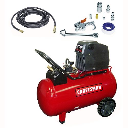 Craftsman 20 gal. Horizontal Compressor - 16643 
