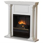 Real Flame Real Flame Richard Fireplace in White