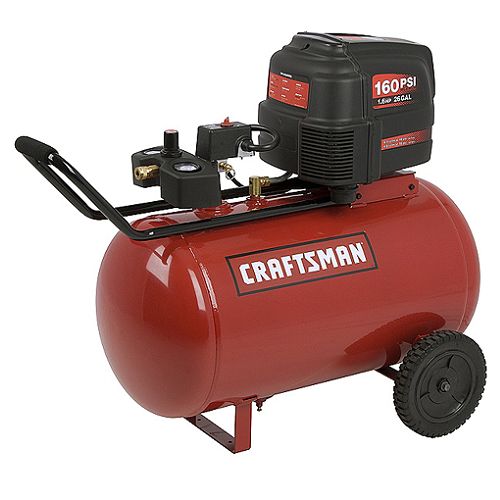 Craftsman 26 gal. Horizontal Compressor 