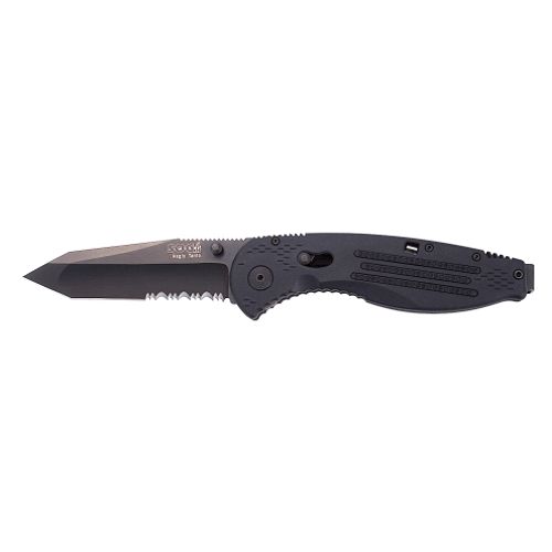 Sog Aegis 3.5 Knife  Tanto Serrated Black TiNi - AE-04 Best Price