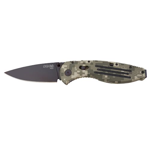 Sog Aegis 3.5 Knife  Digi Camo  Black TiNi - AE-06 Best Price