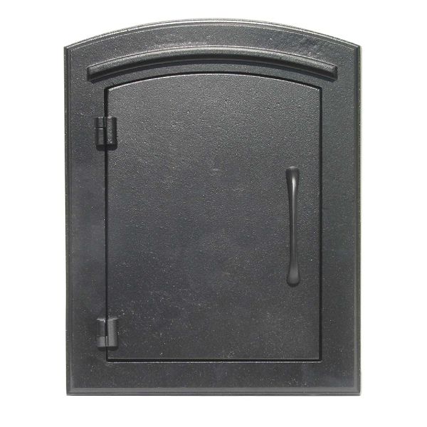 Qualarc Manchester Non-Locking Column Mounted Mailbox Plain Door in