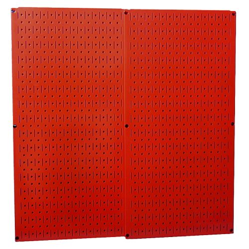 Wall Control Metal Pegboard Pack - Red - 30-P-3232R Best Price