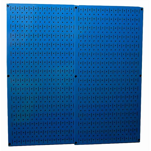 Wall Control Metal Pegboard Pack - Blue - 30-P-3232BU Best Price