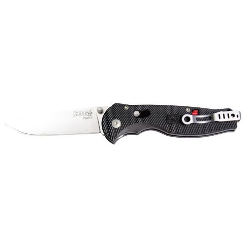 Sog Flash II 3.5 Knife  Straight Edge  Satin - FSA-8 Best Price