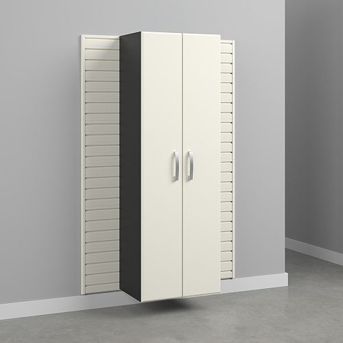 Flow Wall Tall Cabinet in White - FWC-CO1-GCW Best Price