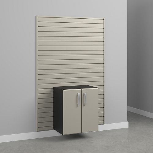 Flow Wall Base Cabinet in Silver - FWC-C03-GCS Best Price
