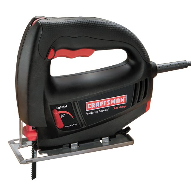 Craftsman 3.9 amp Orbital Action Jigsaw with Carrying Case
