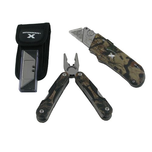 Olympia TURBOKNIFE X Camo and Multifunction Pliers Set - 33-173 Best Price