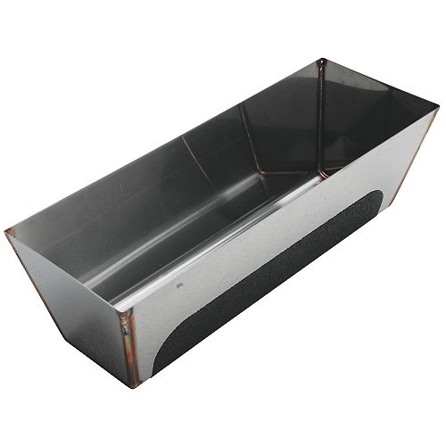 Advance 10 in. Stainless Steel  Contoured Mud Pan (Heli-arc) with Grip - 10HRG Best Price