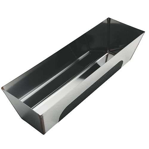 Advance 12 in. Stainless Steel  Contoured Bottom Mud Pan (Heli-arc) w/Grip - 12HRG Best Price