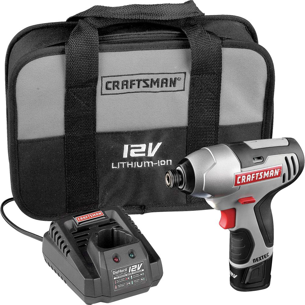 Craftsman 12 Volt NEXTEC Compact 1/4 in. Impact Driver