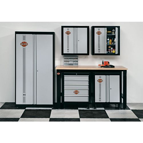 Harley Davidson All Steel Garage Storage Set - HDGS-SET-DS Best Price