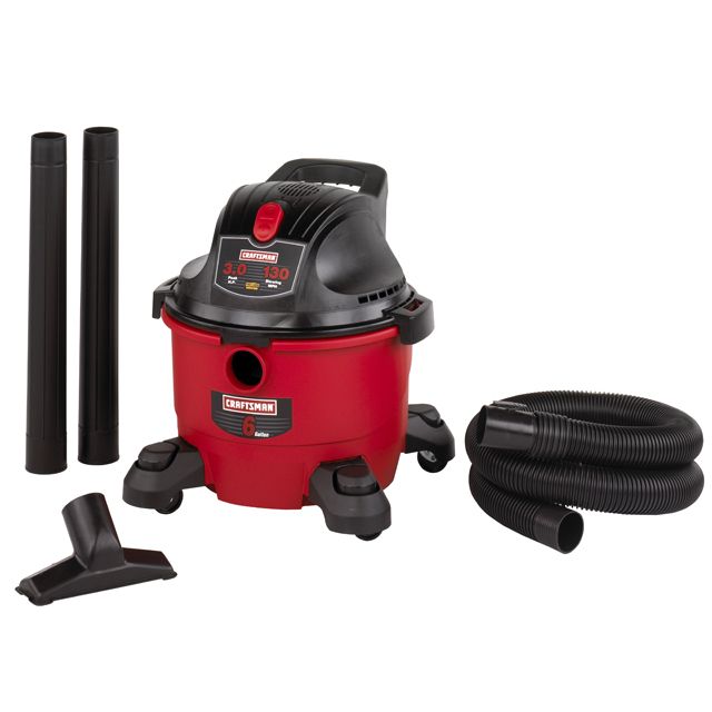 Craftsman 6 gal. Wet-Dry Vac, Tank Style, 3.0 peak hp