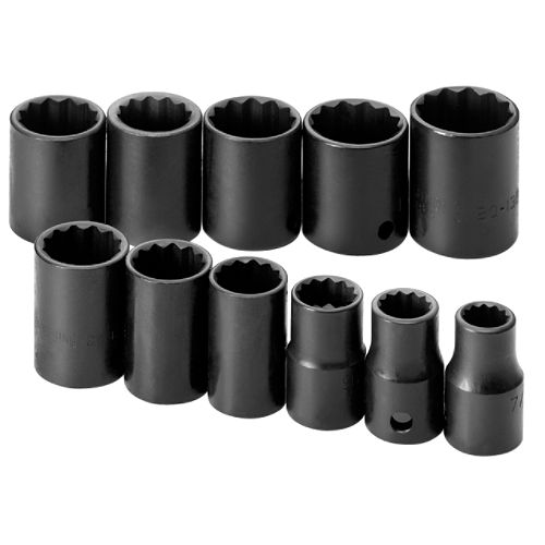 SK 11 pc. 12 pt. Impact Socket Set, SAE