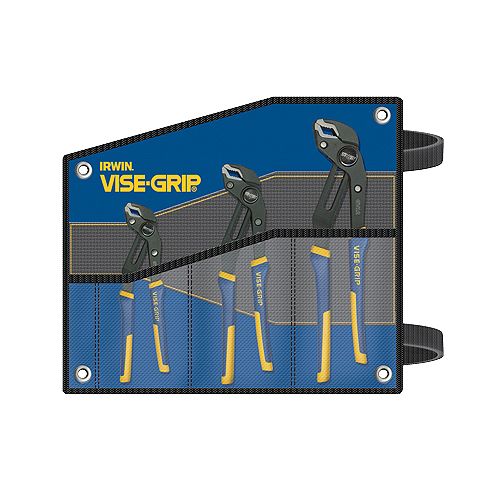 Vise Grip 3 Pc. GrooveLock Kit Bag Set - VGP2078711 Best Price