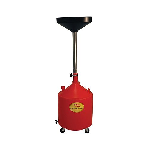 John Dow Industries 18-Gallon Poly Portable Oil Drain - DOWJDI-18DCP Best Price