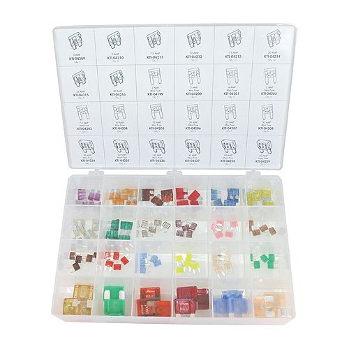 K Tool International 118 Piece Plug-in Fuse Assortment - KTI00020 Best Price