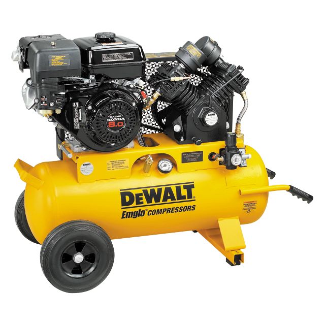 Craftsman  Compressor  on Dewalt 17 Gal  Air Compressor  8 Hp  Gas Wheeled Portable