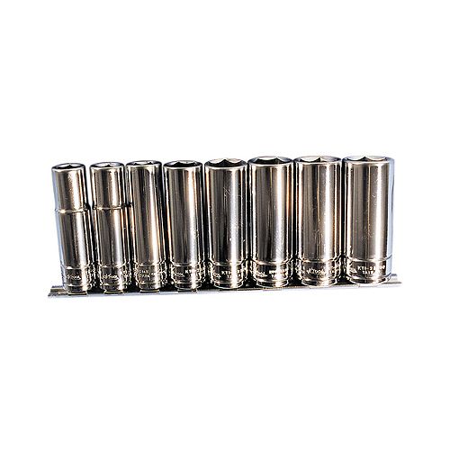 K Tool International 1/2in. Drive 8 Piece SAE Deep Socket Set - KTI23200 Best Price