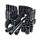 Craftsman 48 pc. Easy Read Impact Socket Set, 1 2 in. Dr. 3 BONUS Ext. Bars by Danaher Tool Group