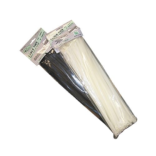 K Tool International 14in. Black Wire Tie 100/pk 120 lb Tensile - KTI78145 Best Price